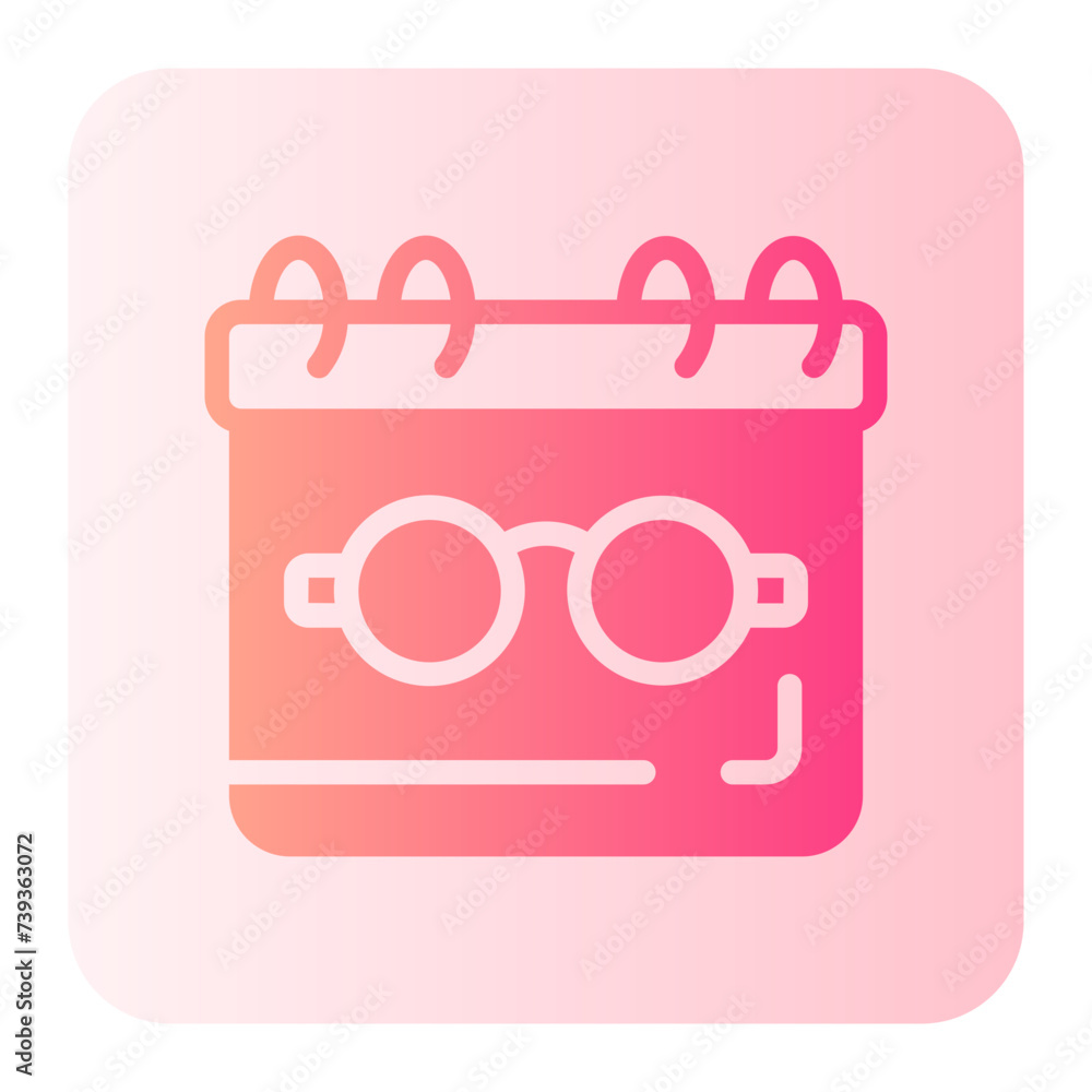 calendar gradient icon calendar gradient icon