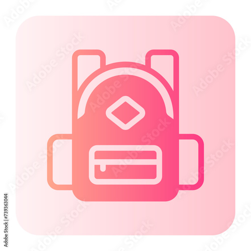 bagpack gradient icon