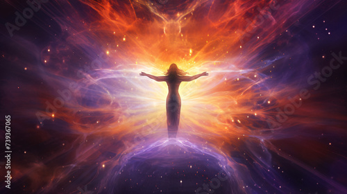 Divine Radiance: The Universal Embrace