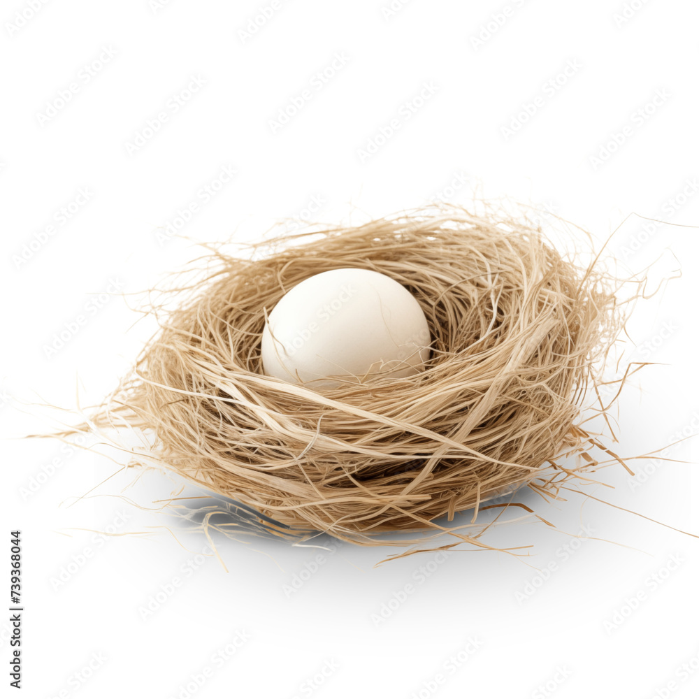 Nest with eggs isolated on transparent background. Nest with eggs isolated on transparent background.