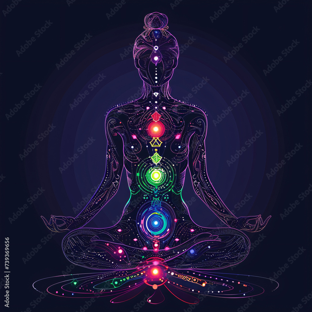 Ethereal Chakra Harmony: Spiritual Illumination