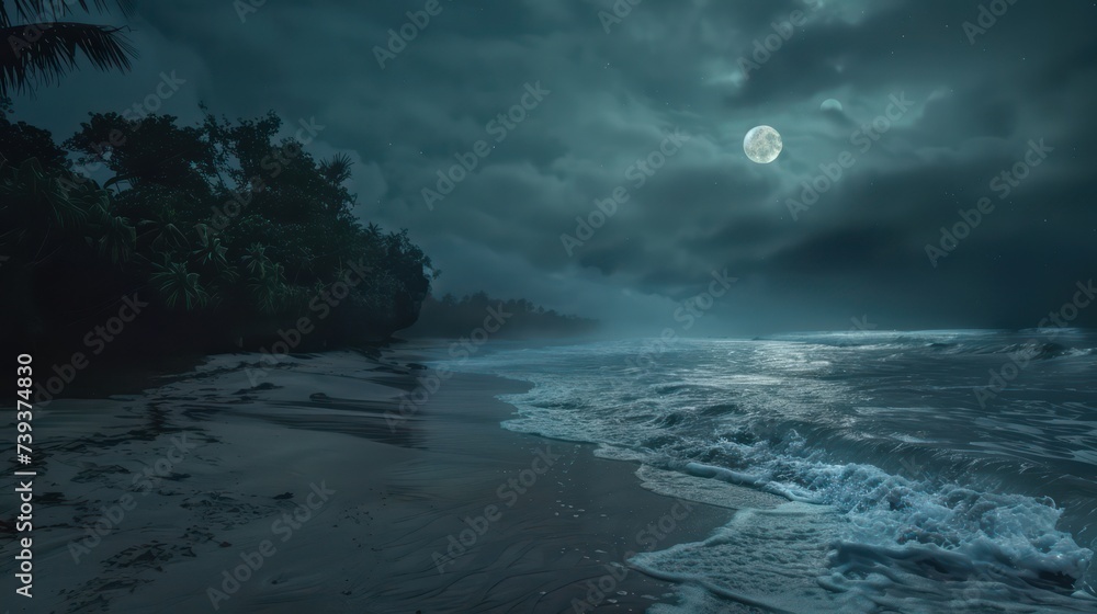 The atmosphere by the beach after the rain is melancholic, lonely, filled with solitude, gloomy, and full of memories The atmosphere by the beach after the rain is melancholic, lonely, filled with solitude, gloomy, and full of memories