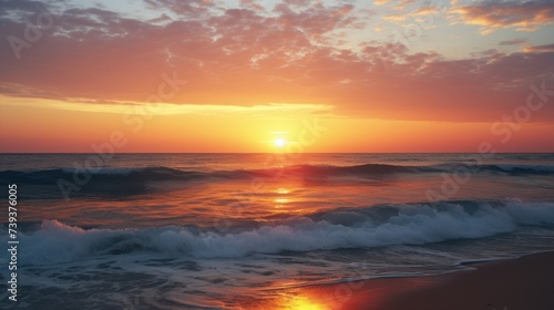 Beautiful Sunset Over Sea © Imtiaz