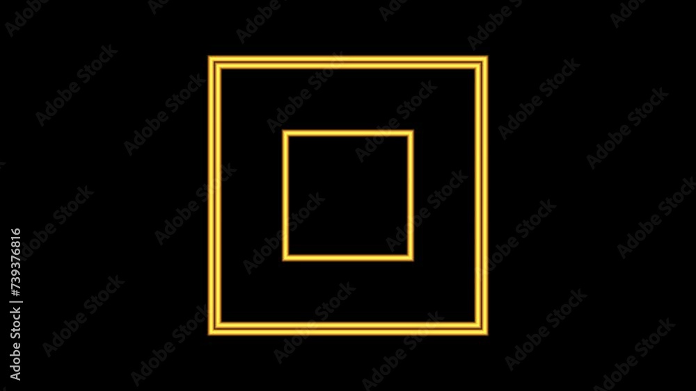 Motion background with expanding golden squares (1920x1080 30fps 42s). Motion background with expanding golden squares (1920x1080 30fps 42s).