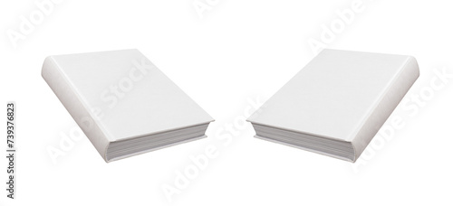Картината върху платно Blank book cover mockup, front and back design