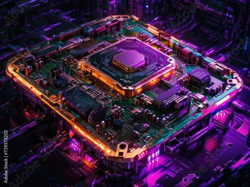 Glowing Chipset