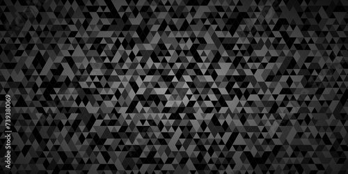 Modern geometric carve cube vector seamless technology black and gray angular background. Abstract geometric pattern gray Polygon Mosaic triangle Background, business and corporate background.