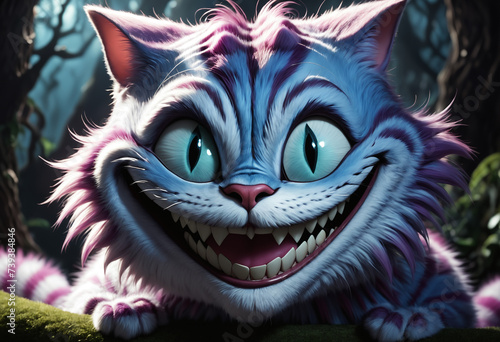 Smile of the Cheshire cat. ...
