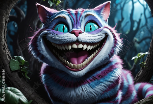 Smile of the Cheshire cat. ...