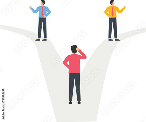 The Way Forward and Direction or opportunity progress, Move forward for growth concept,
