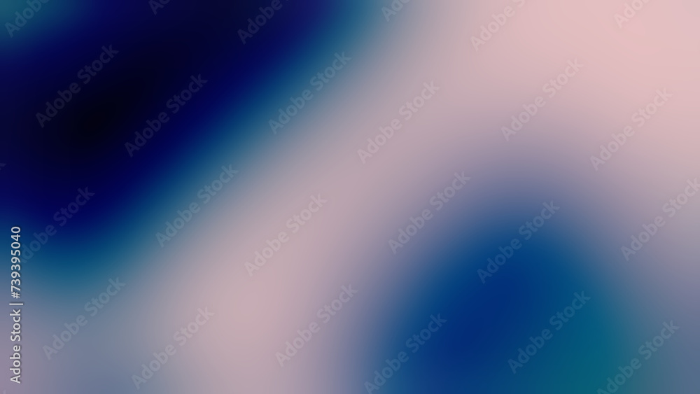 Blue, Pink, Black abstract soft poster background, vibrant color wave, noise texture cover header design. 