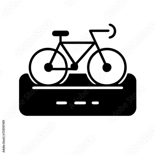 Bike Icon: A Simple and Recognizable Symbol of Cycling.