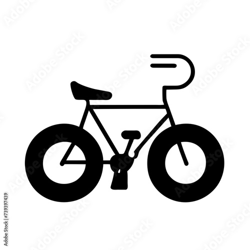 Bike Icon: A Simple and Recognizable Symbol of Cycling.