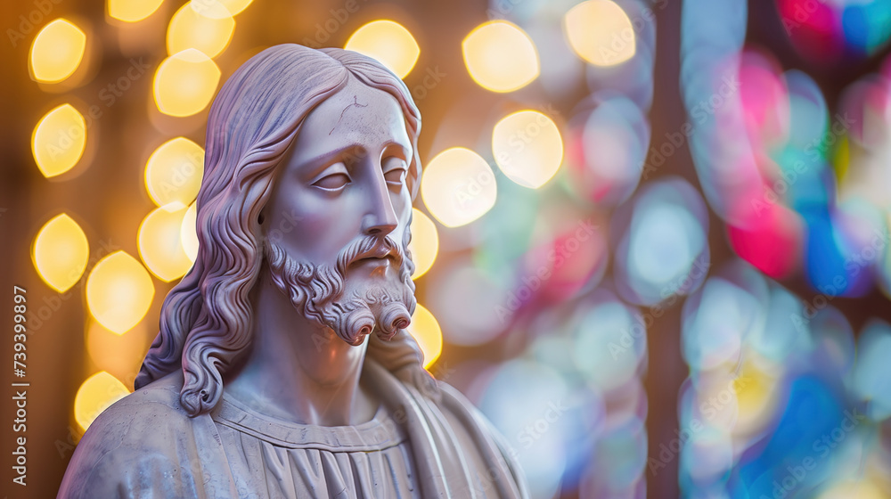 The resurrected Jesus Christ ascending to heaven above the bright light sky and clouds and God, Heaven and Second Coming concept The resurrected Jesus Christ ascending to heaven above the bright light sky and clouds and God, Heaven and Second Coming concept
