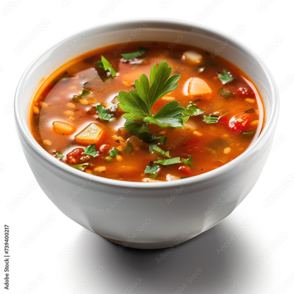 Moroccan Harira soup in a bowl. Moroccan Harira soup in a bowl.