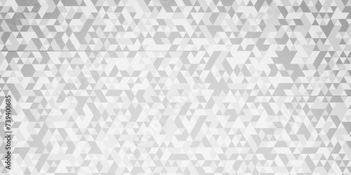 Abstract gray and white chain rough triangular low polygon backdrop background. Abstract geometric pattern gray and white Polygon Mosaic triangle Background, business and corporate background. © MdLothfor