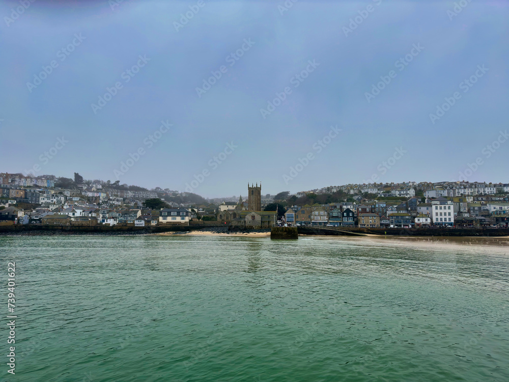 St Ives Harbour in Cornwall, UK