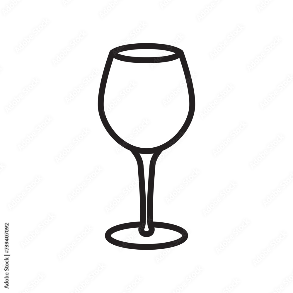 wine glass icon design vector template wine glass icon design vector template