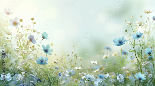 meadow with flowers