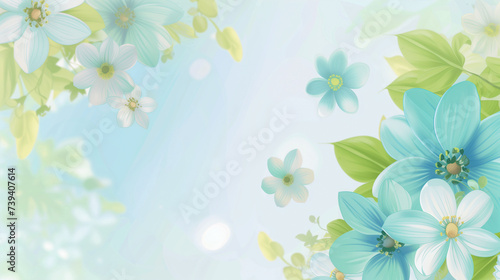 spring flowers background © Irina