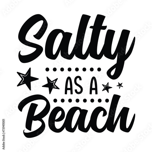 salty as a beach