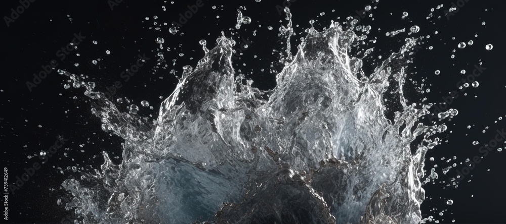 water splash waves, clear, fresh, aqua 62