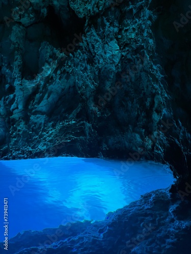 Blue cave croatie photo