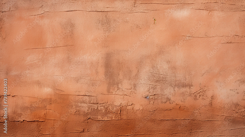 Flat brown wall texture color free photo, in the style of terracotta, thick impasto, vibrant, generative AI