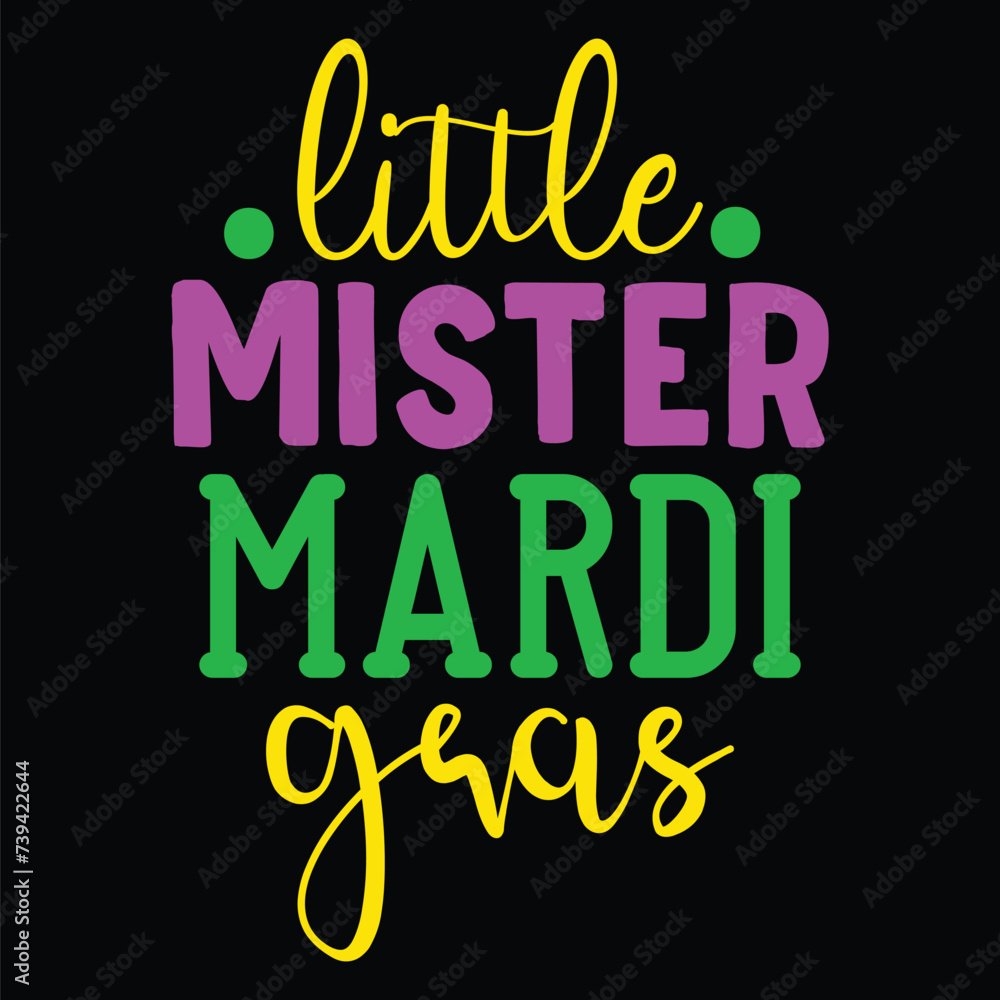Fototapeta premium Mardi Gras svg design