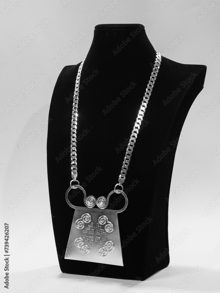 Beautiful silver jewelry made by tribal people Beautiful silver jewelry made by tribal people