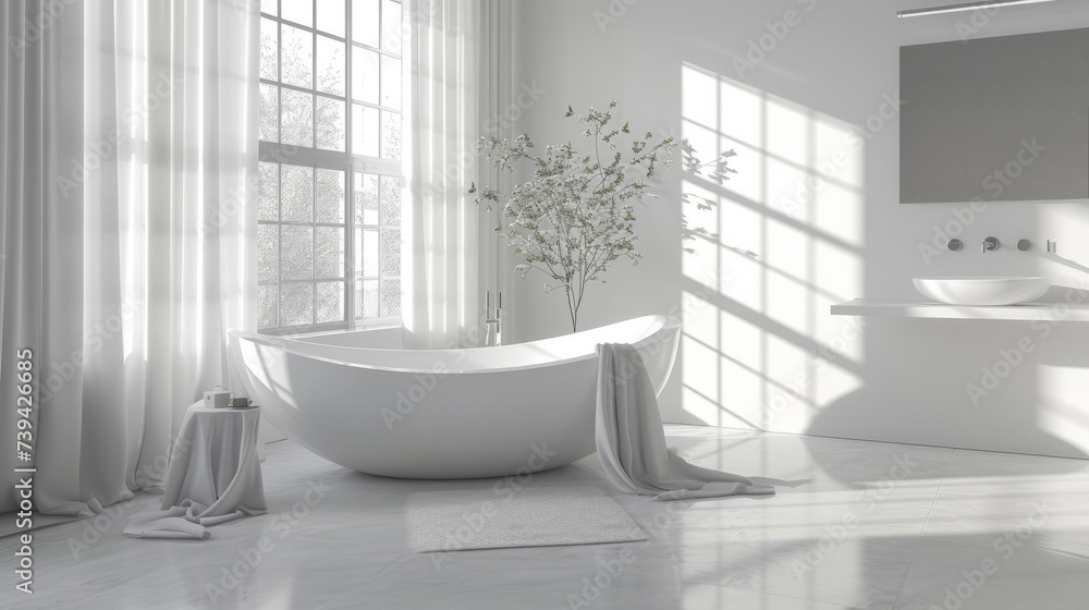 a beautiful white architecture design idea for a modern bathroom. wallpaper background a beautiful white architecture design idea for a modern bathroom. wallpaper background