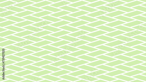 Green and white pattern of tiles