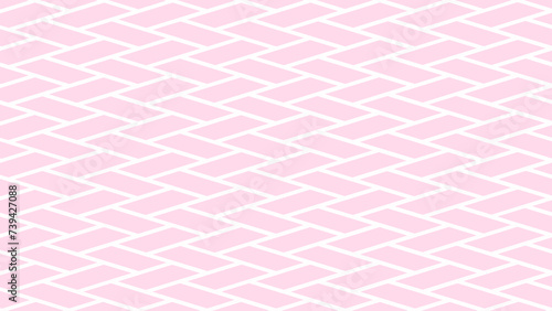 Pink and white pattern of tiles