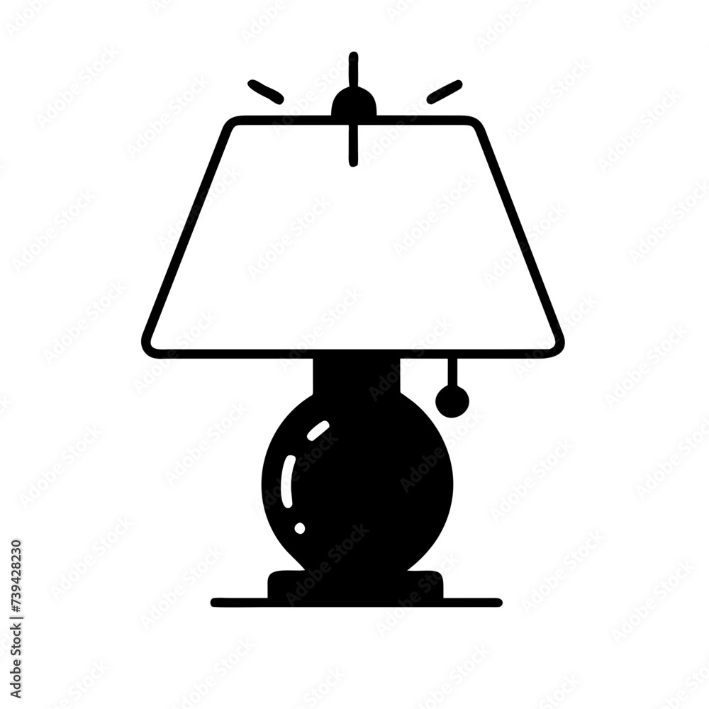 Modern Lamp Icon Modern Lamp Icon