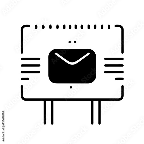 Mail icon for web, computer and mobile app. Envelope icon
