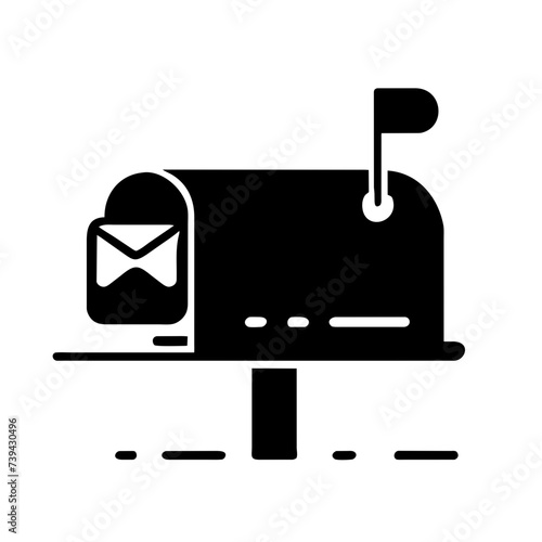 Mail icon for web, computer and mobile app. Envelope icon
