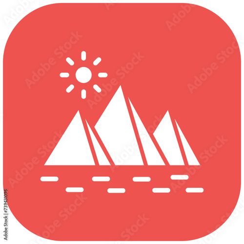 Egypt Pyramid Icon