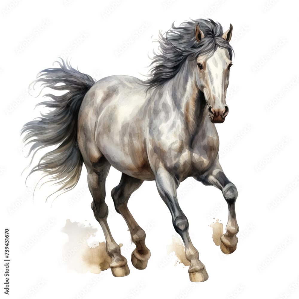 horse isolated on white background horse isolated on white background