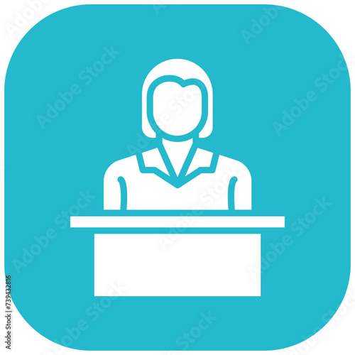 Woman Anchor Icon