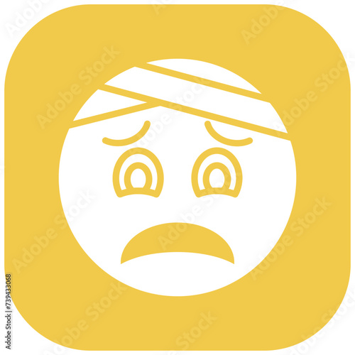Face with Head Bandage Icon