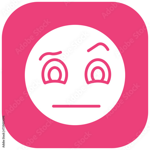 Face with Raised Eyebrow Icon