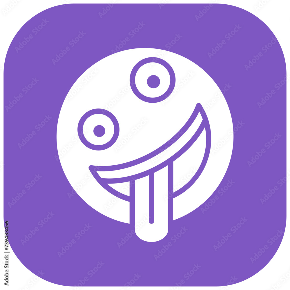 Obraz premium Zany Face Icon