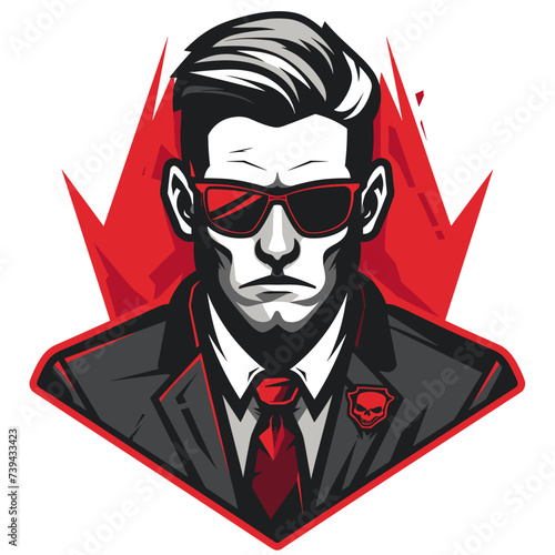 Mafia esport vector logotype, logo mafia, icon mafia, sticker mafia symbol mafia, emblem, mobster, gangster