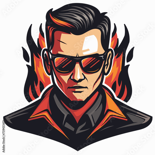 Mafia esport vector logotype, logo mafia, icon mafia, sticker mafia symbol mafia, emblem, mobster, gangster