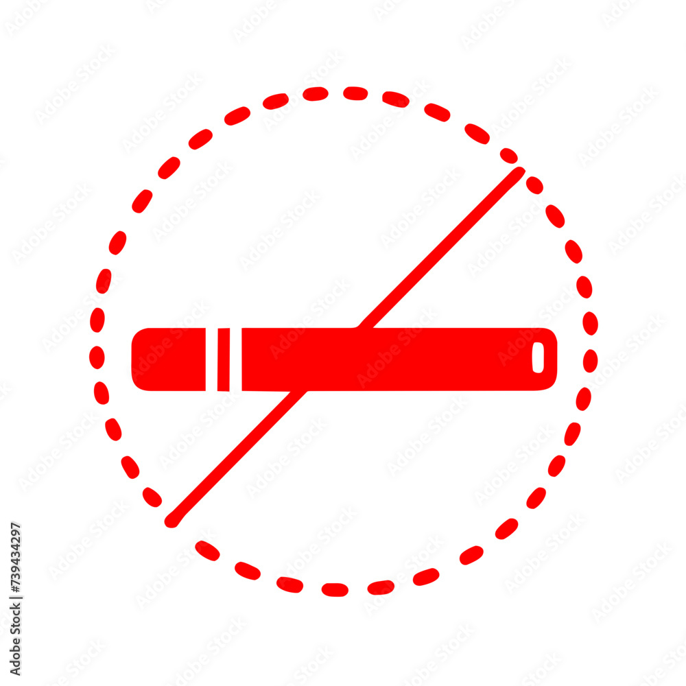 No Smoking Icon: Promoting a Smoke-Free Environment No Smoking Icon: Promoting a Smoke-Free Environment