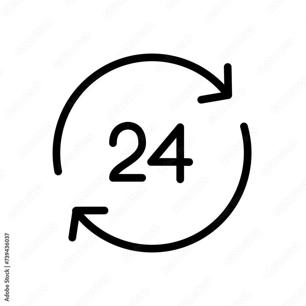 24 service icon 24 service icon