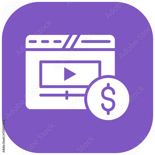 Video Monetization Icon