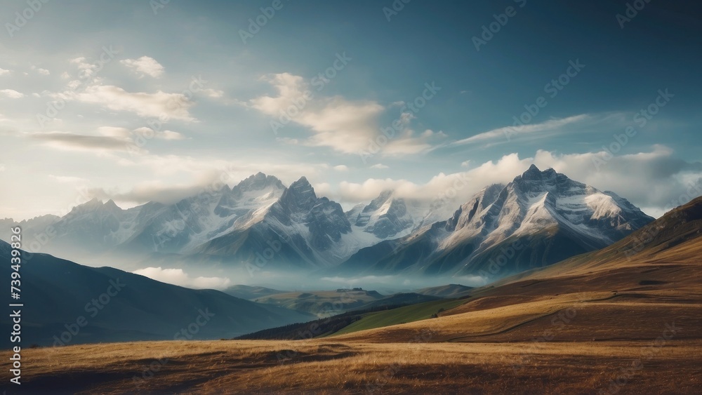Beautiful Mountain Landscapes Background Beautiful Mountain Landscapes Background
