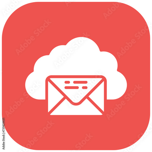 Cloud Email Icon