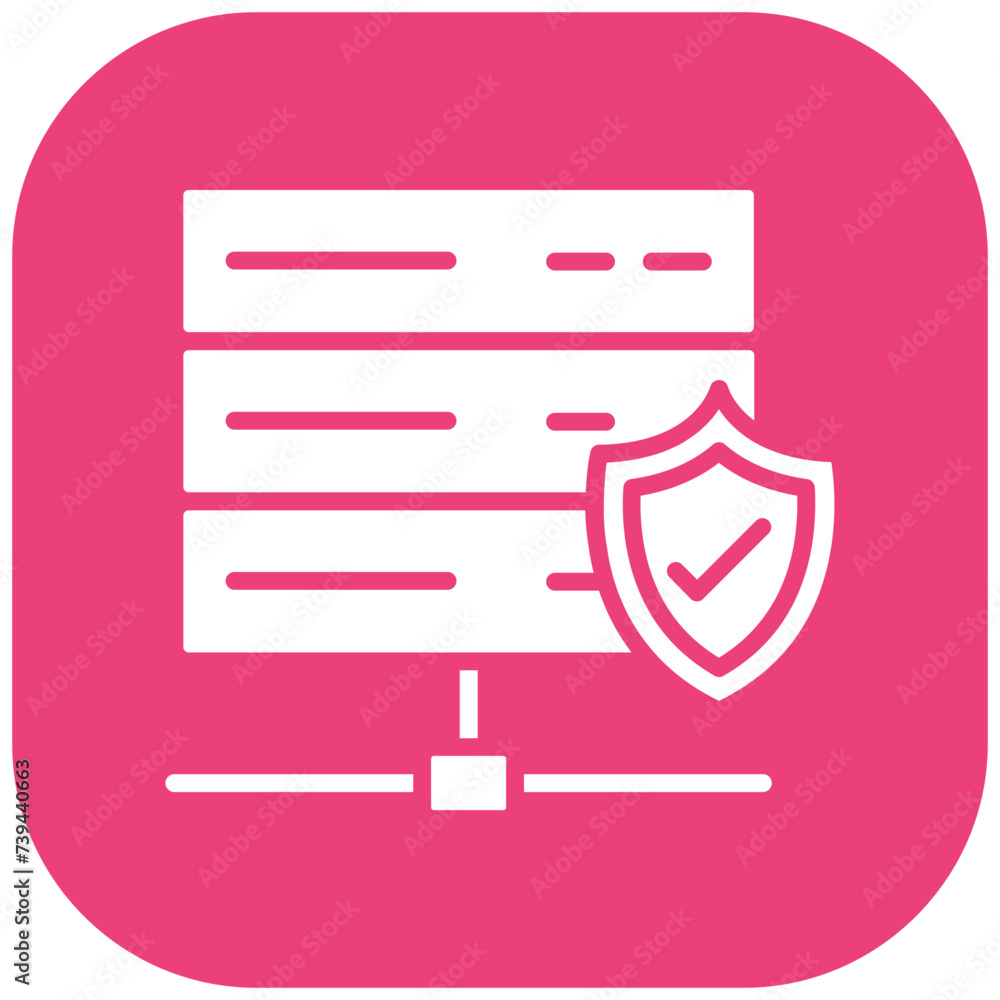 Secure Database Icon